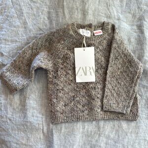 Zara Gray Knit Sweater